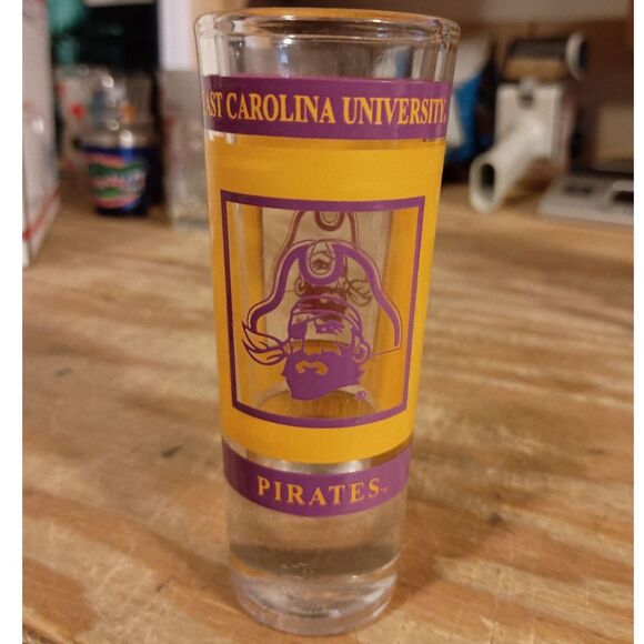 EAST CAROLINA UNIVERSITY Shot Glass, Souvenir Shot Glasses, #9 - Picture 1 of 4